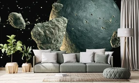 Tapet meteoriți în jurul planetei