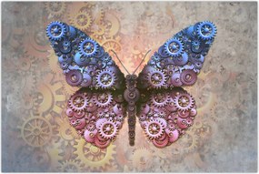 Tablou - Fluture steampunk (90x60 cm)