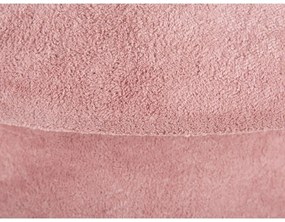 Taburet roz deschis cu tapițerie din catifea Mushroom – Leitmotiv