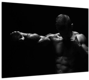 Tablou - Lovitura cu pumn (70x50 cm)