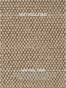 Covor în culoare naturală țesut manual din lână 120x170 cm Richmond Diana – Ted Baker