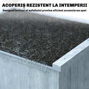 Outsunny Dulap de Exterior, Depozitare pentru Unelte cu 2 Rafturi | Aosom Romania