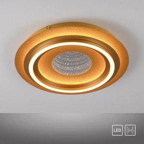 JUST LIGHT. 15089-60 - Plafonieră LED CICHIO LED/36W/230V aurie