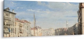Tablou - Richard Parkes Bonington, The Grand Canal, reproducere (120x50 cm)