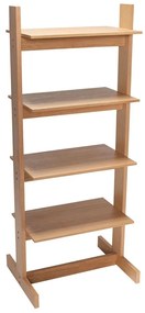 Etajeră în culoare naturală cu aspect de lemn de stejar 59x142 cm Forma – Hübsch