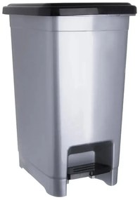 Coș de gunoi cu pedală din plastic 15 l Slim – Orion