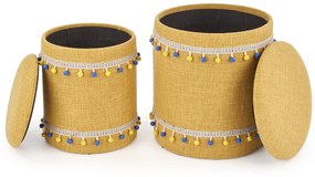 Set 2 buc. taburete Garanno (Galben). 1028174