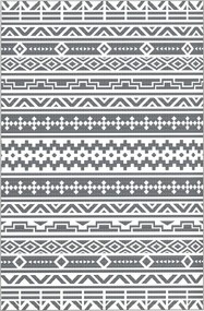 Outsunny Covor Reversibil de Exterior Impermeabil, din Paie de Plastic, 182x274 cm, Gri Închis și Alb | Aosom Romania