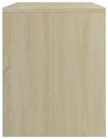 Noptiere, 2 buc., stejar Sonoma, 40 x 30 x 40  cm, PAL 2, Stejar sonoma