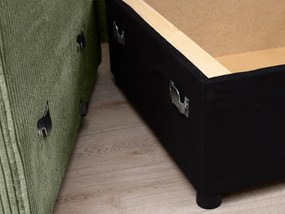 Canapea colt extensibila SMART COSARO menta, cu colt bilateral + 2 perne CADOU