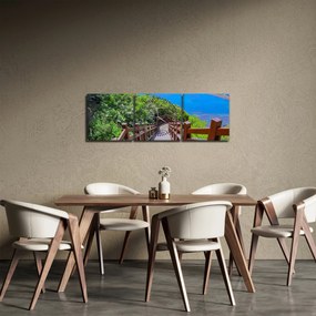 Tablou - Panorama (cu ceas) (90x30 cm)