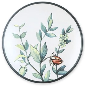 Set 6 farfurii de desert din ceramică My Ceramic Flower, 20 cm