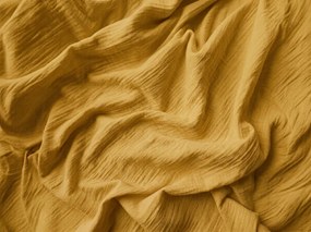 Fata de perna muselina MUSSARI 50x70 cm, galben inchis