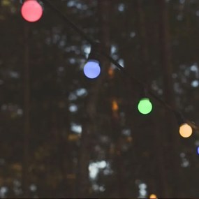Lanț LED RGB de exterior STRING 13 m 15xLED/0,5W/230V IP44