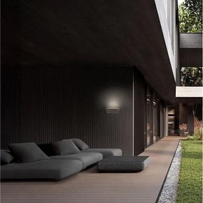 Aplica LED din ciment negru pentru exterior IP65 LITA