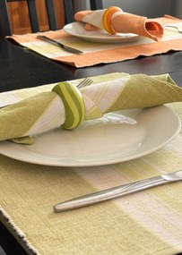 Set practic traversa masa 32x47 cm cu servetel 40x40 cm FOOD Culoare: Verde