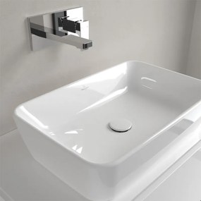 Lavoar pe blat, Villeroy &amp; Boch, Architectura, dreptunghiular, 60 cm, cu preaplin, alb