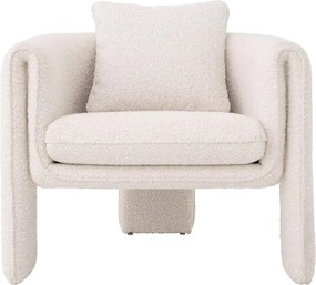 Fotoliu LUX design elegant Toto, Boucle cream