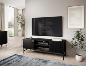 Masuta RTV RAFTT 152x55 cm, negru