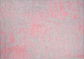 Covor FUNK CHENILLE, 75x150 cm, forma dreptunghiulara, roz, AL 99