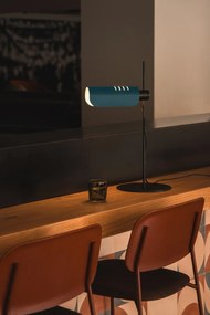 Veioza metal stil retro cu abajur ajustabil MARTINICA negru, blue