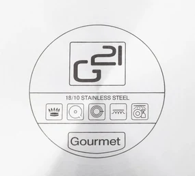 Oală G21 Gourmet Magic cu sita si capac,oţel inoxidabil-28cm