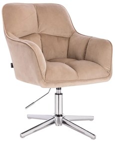 HR550CROSS Scaun Latte Catifea