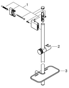GROHE RAINSHOWER SMARTACTIVE 26603000 - bară de duș 900 mm, crom lucios