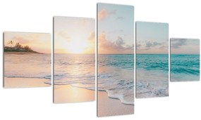 Tablou - Plaja de vis (125x70 cm), în 40 de alte dimensiuni noi