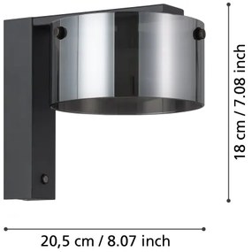 Aplică LED dimabilă COPILLOS 1xLED/7,2W/230V Eglo 39876