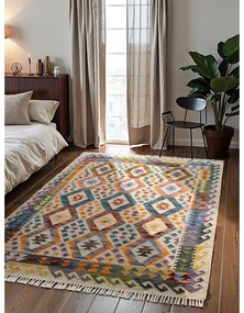 Covor reversibil, țesut manual din lână 120x170 cm Kamal Oasis – Nouristan