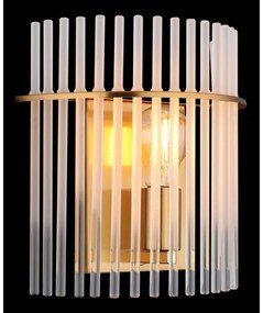 Aplică Globo 15698WM GORLEY 1xE27/60W/230V auriu