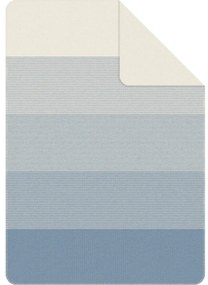 Pătură Ibena Salerno Gots BIO 2296/600, albastru, 140 x 200 cm