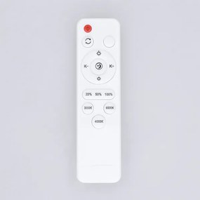 Brilagi - corp de iluminat LED reglabil MATTEO LED/48W/230V 3000-6500K Ø 41 cm roșu + telecomandă