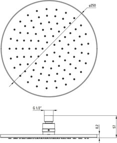 CASCADA Dispersor de dus fix finisaj antichizar NAC_M91K