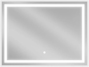 Mexen Miko oglindă de baie iluminată 80 x 60 cm, LED 6000K, anti-aburire - 9819-080-060-611-00