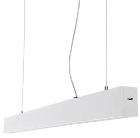 Lustra LED moderna design minimalist LINNEA 112cm alba