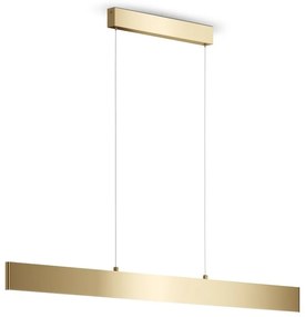 Lustra LED suspendata design modern Step auriu
