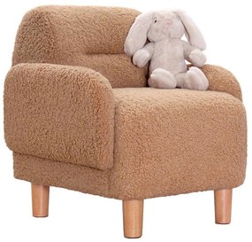 Fotoliu pentru copii LORY, maro