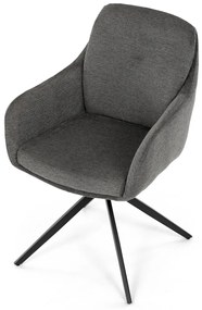 Set de scaune de sufragerie cu mecanism deîntoarcere DCH-P3174 GREY2, 2 buc.