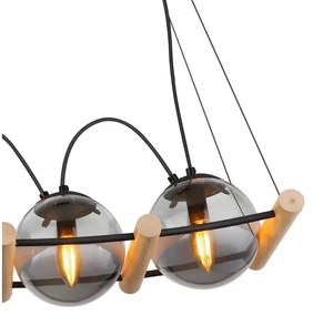 Lustră pe cablu LEONA 4xE27/15W/230V Globo 15883-4H