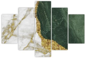 Tablou - Marmură verde N⁰3 (150x105 cm)