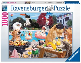 PUZZLE CATEI LA PISCINA, 1000 PIESE - RAVENSBURGER (RVSPA16810)