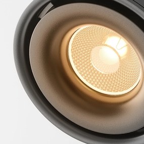 Spot LED ajustabil, accesoriu pentru sinele monofazate Unity, Yin negru