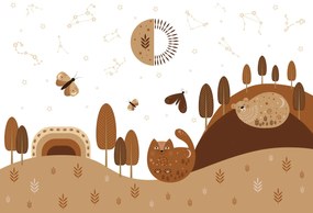 Fototapet - Astro animale (147x102 cm)