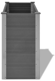 Strat inaltat de gradina, gri, 100 x 50 x 91 cm, WPC 1, Gri, 100 x 50 x 91 cm