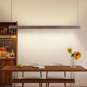 Immax NEO 07300L-LED Lustră dimabilă suspendată pe cablu MADEIRA 26W/230V Wi-Fi Tuya 122 cm nuc