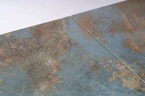 Masa extensibila Westin Ceramic Ossido turcoaz/negru mat L160-240 cm
