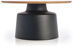 Măsuță de cafea Malaya, lemn natural / negru