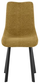 STONES Scaun acoperit cu material textil ușor de curățat. Picioare din metal vopsit 45cm X 56cm H. 86cm | Aosom Romania